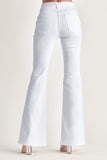 High Rise Double Waistband Flare Jeans